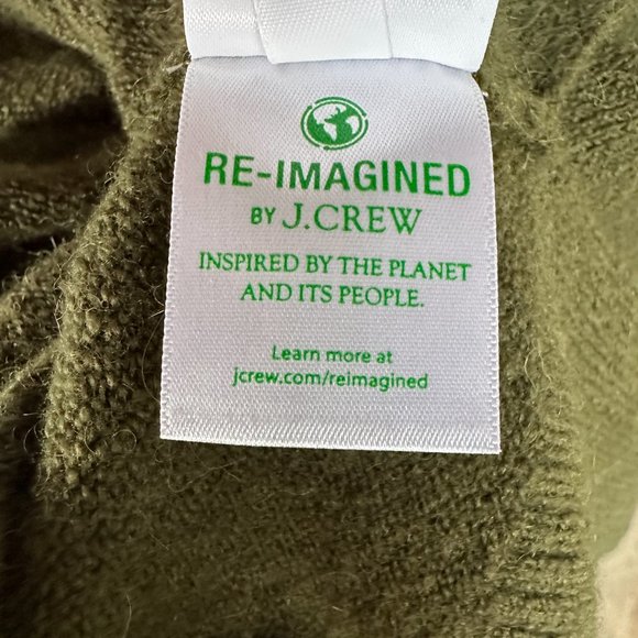 J CREW Women's Dk Green Turtleneck Polyamide/Merino/Alpaca Sweater Size: XS, EUC - Picture 9 of 9